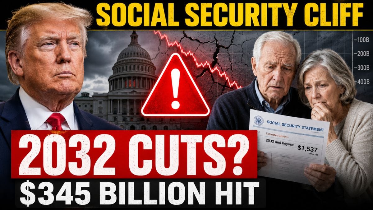 Social Security’s 2032 cliff – $345 billion impact on retirees