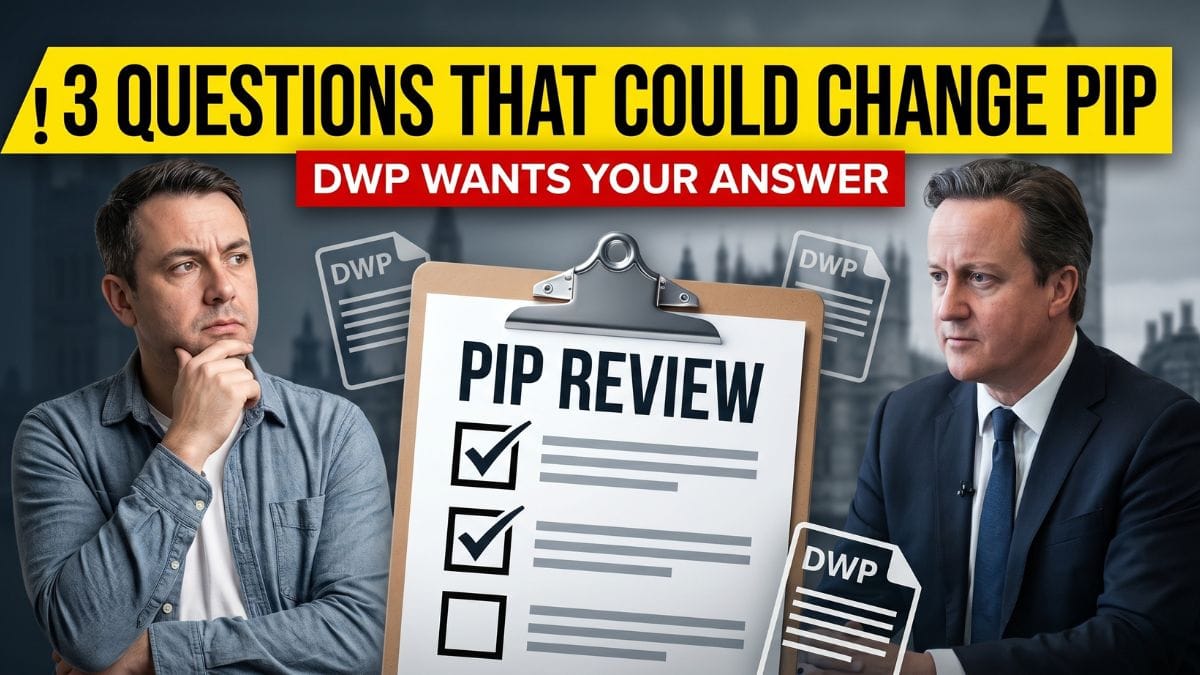 Three Questions Could Shape the Future of PIP – DWP Is Asking Claimants to Respond