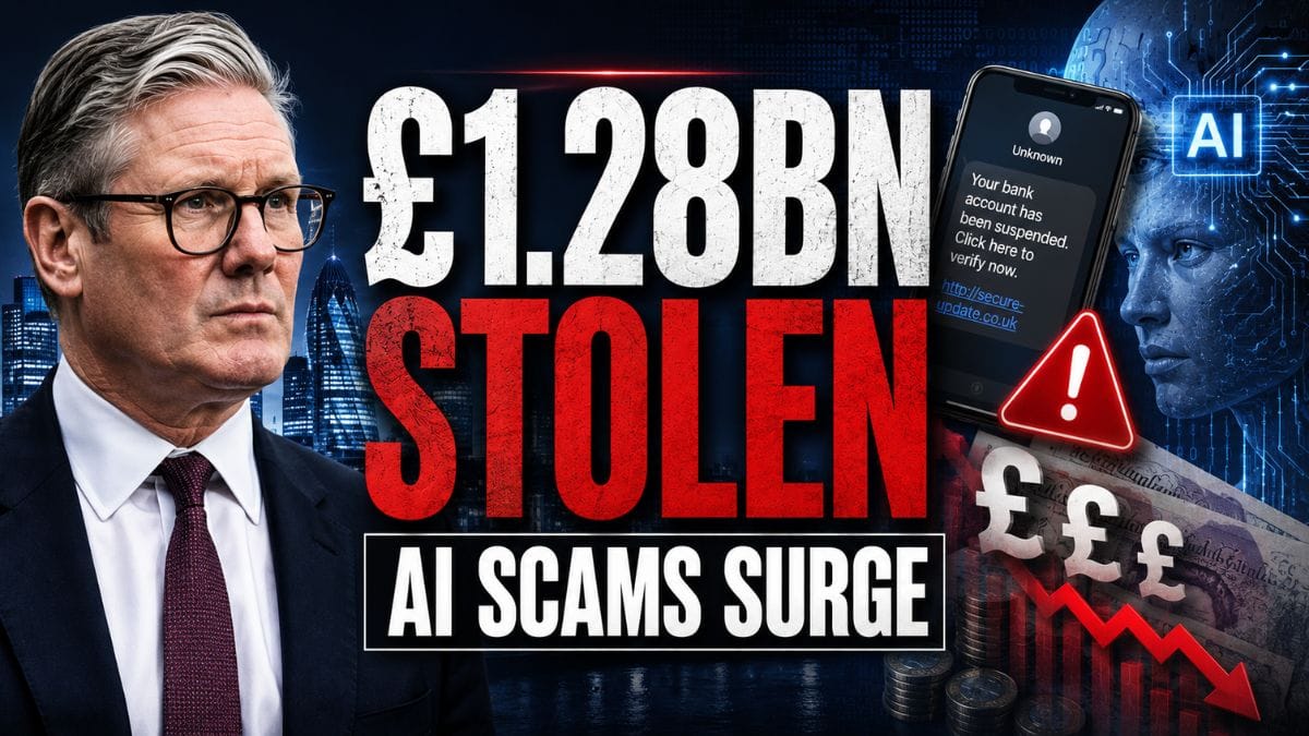 UK Fraud Losses Hit £1.28 Billion as AI-Powered Scams Shift the Burden Beyond Banks