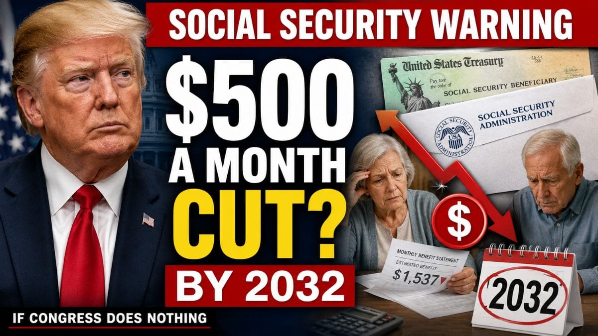 US Social Security payments may face $500 monthly cuts by 2032 – What Americans need to know