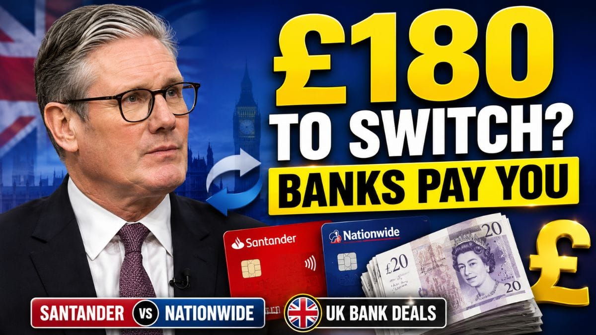 £180 to Switch Banks? Why Santander and Nationwide Are Paying Customers to Move