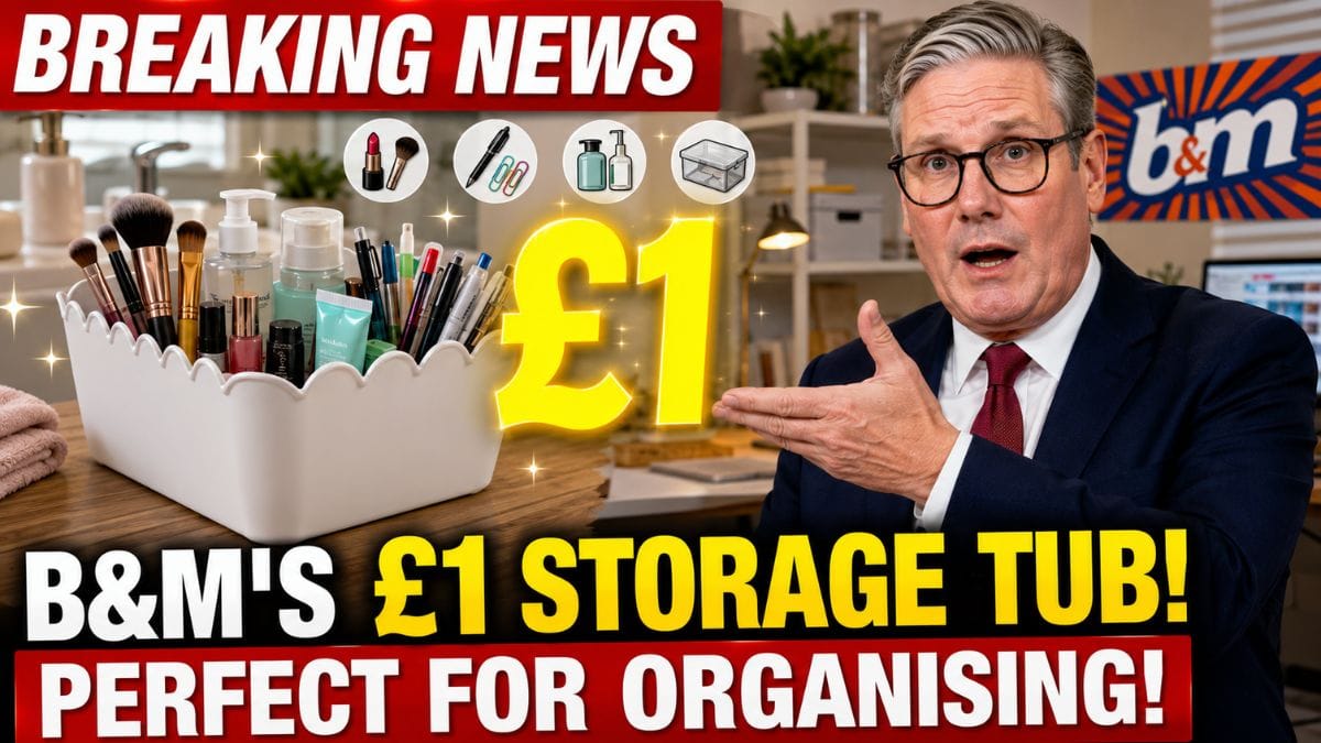 B&M’s £1 Storage Tub Is a Simple Way to Keep Everyday Essentials Organised