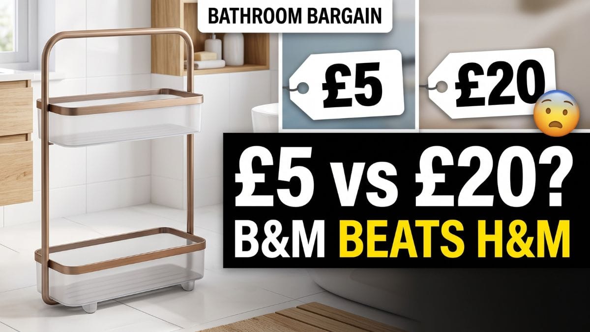 B&M’s £5 Bathroom Storage Finds Fans as Cheaper Alternative to £20 H&M Organiser