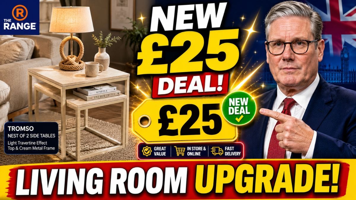 B&M’s New £25 Furniture Deal Could Be the Simple Upgrade Your Living Room Needs