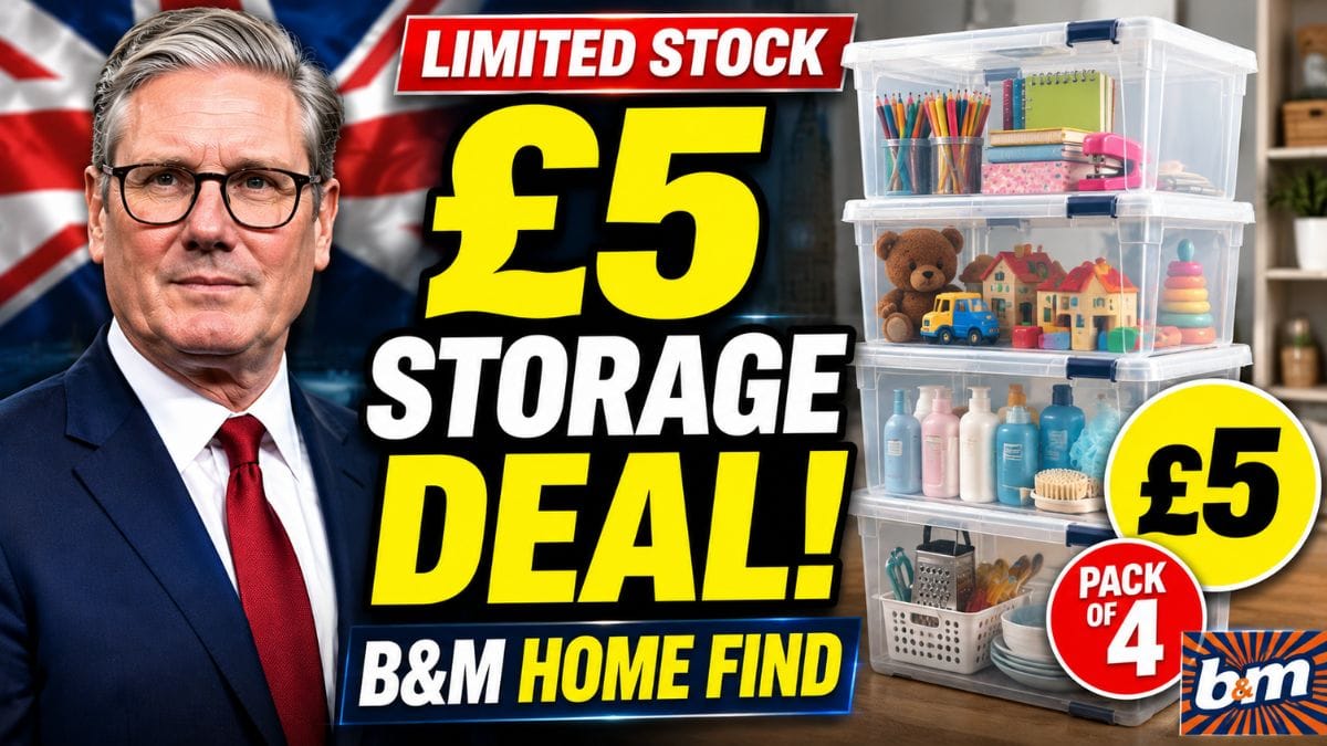 B&M’s £5 Home Storage Find Is Drawing Attention – Here’s What Shoppers Get