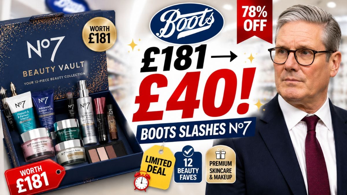 Boots Slashes Popular No7 Beauty Vault From £181 to £40 in Limited-Time Deal