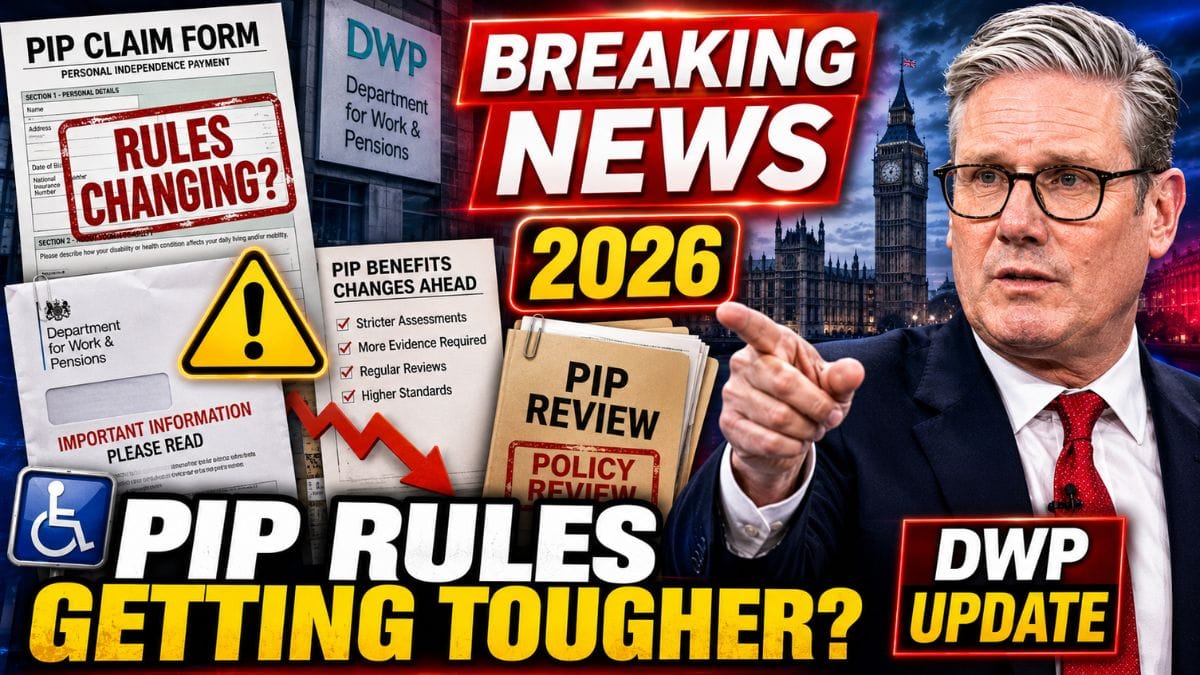 DWP PIP Changes Could Be Tightened as PM Signals Tougher Benefit Conditions