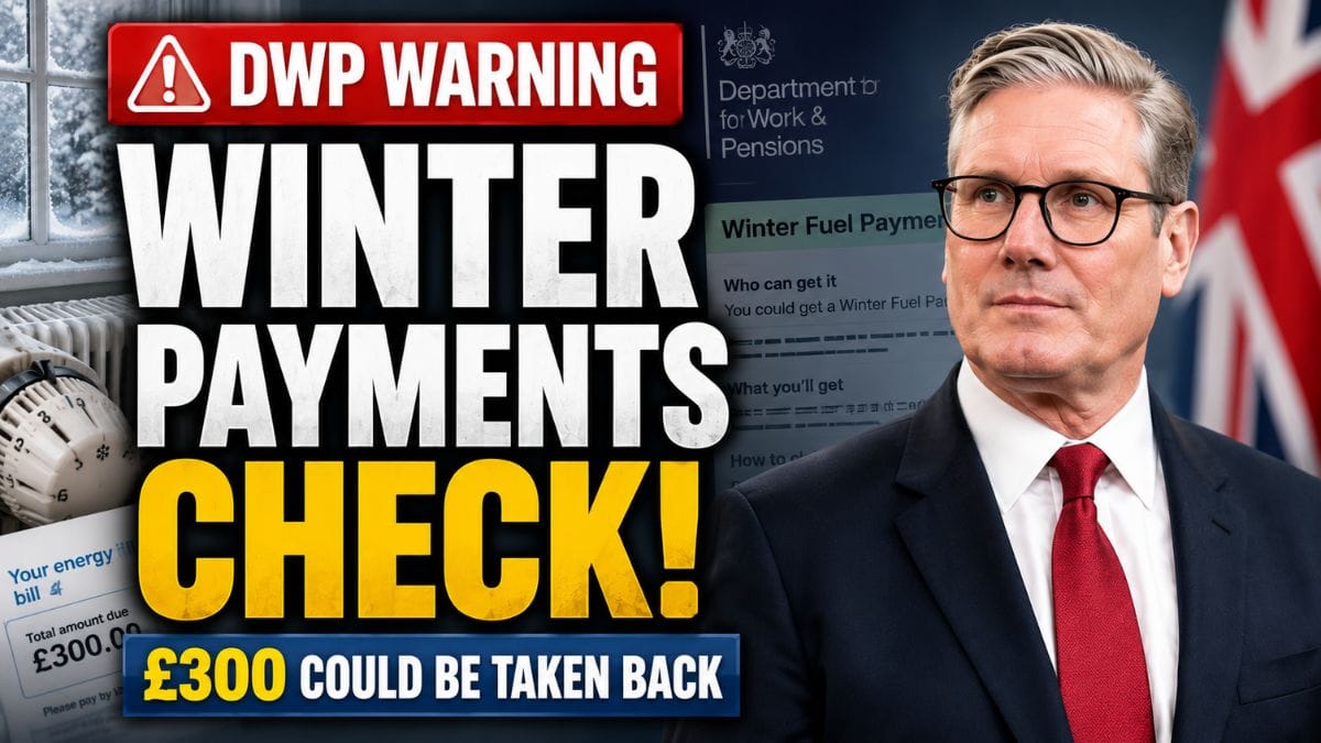 DWP Tells Pensioners to ‘Check’ as Winter Fuel Payments May Be Reclaimed