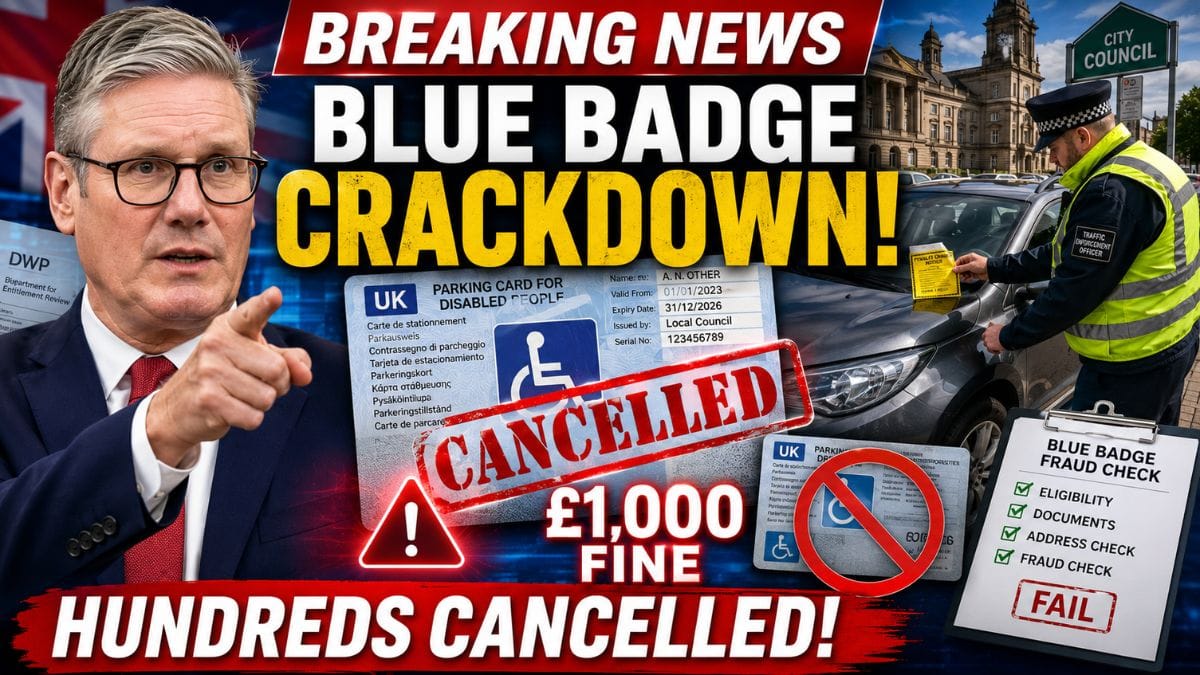 DWP and Councils Cancel Hundreds of Blue Badges as Fraud Checks Increase Across the UK