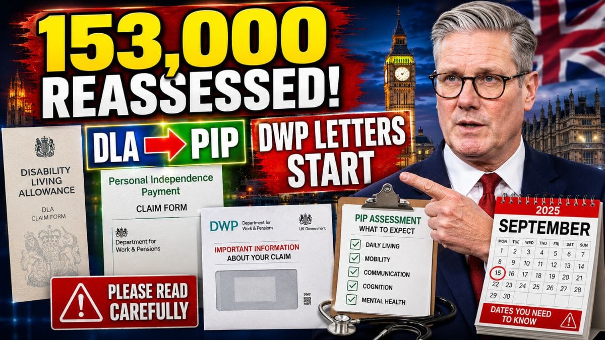 DWP to Reassess 153,000 Long-Term Disability Claimants as DLA to PIP Transfers Resume