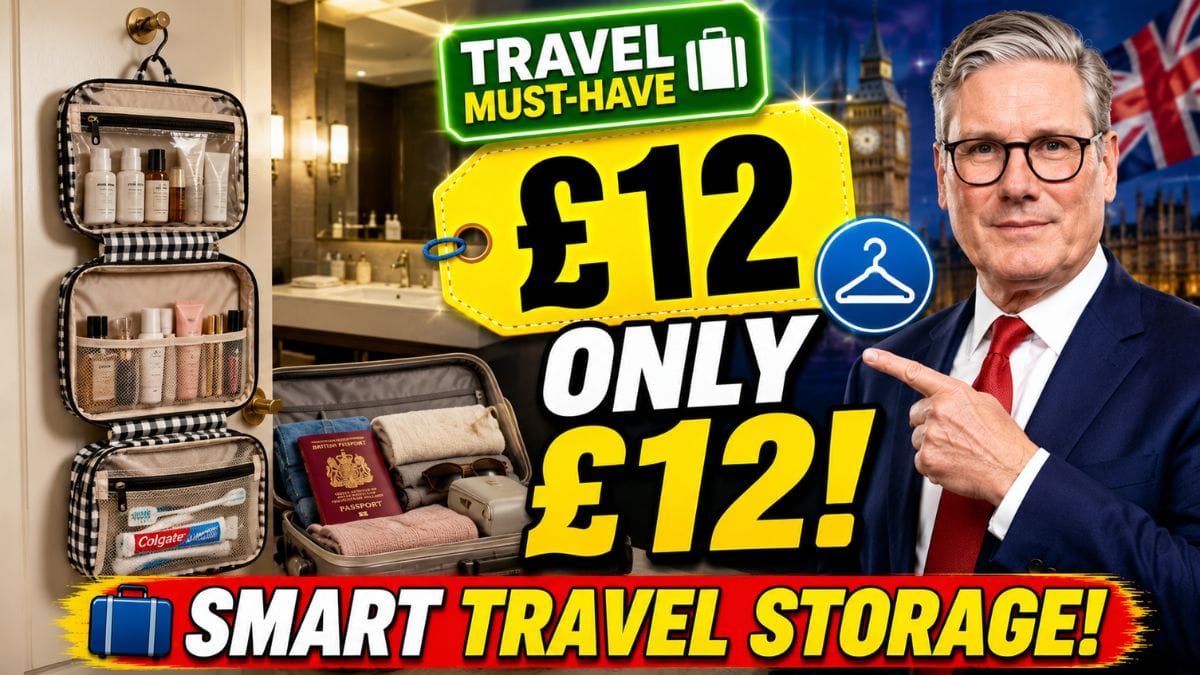 Dunelm’s £12 Hanging Wash Bag Is Winning Shoppers Over for Its Smart Travel Storage Design