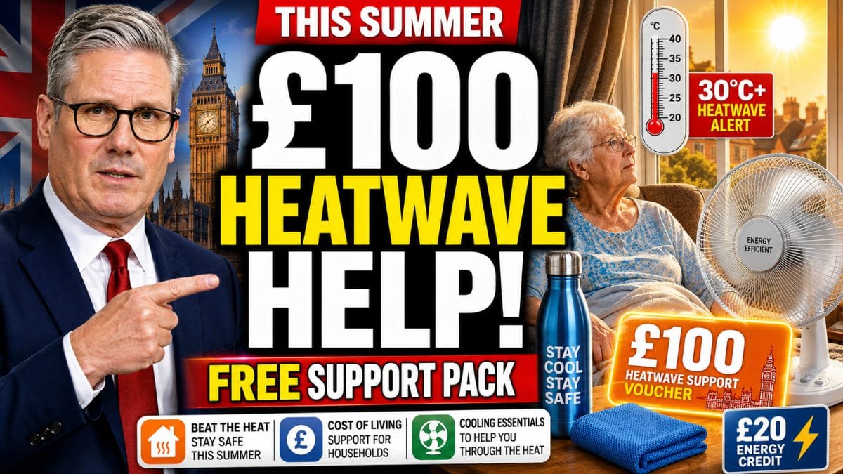 EDF Reveals £100 Heatwave Support Pack – Who Could Qualify for Free Help This Summer?