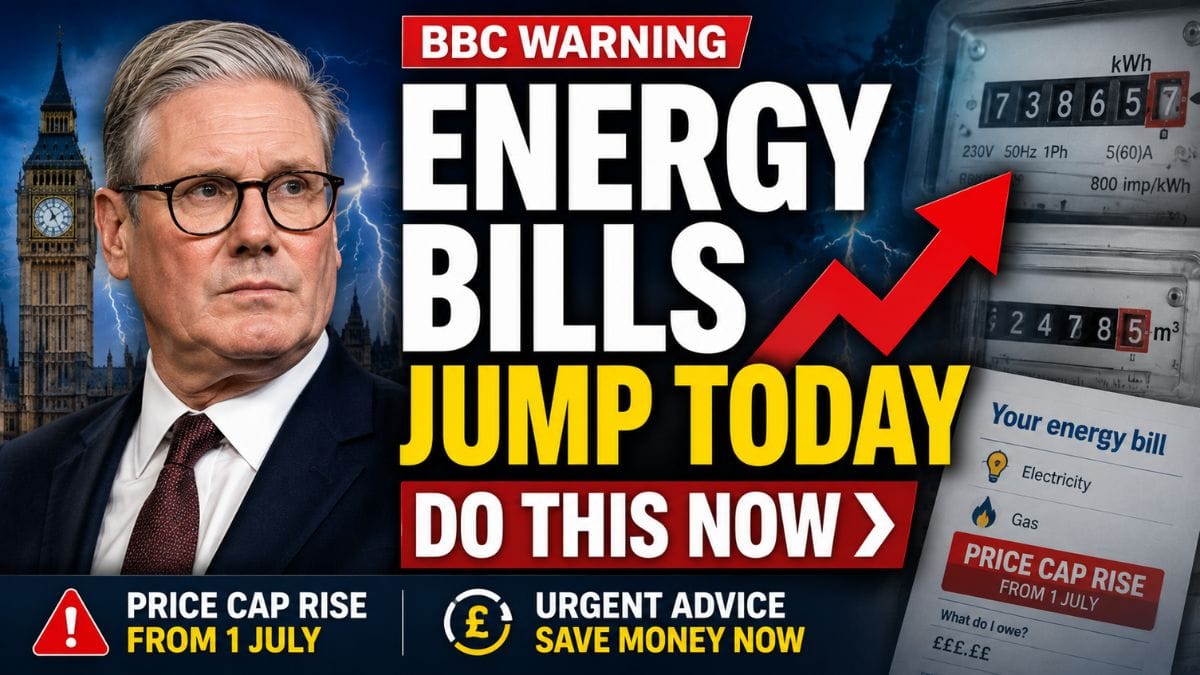 Energy Bills Jump Today – BBC Expert Urges Millions to Take One Simple Step Now