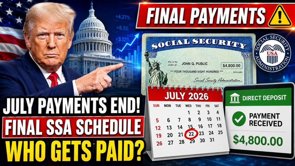 July 2026 Social Security Payments Are Ending Soon – Here’s What the Final Schedule Means for Beneficiaries