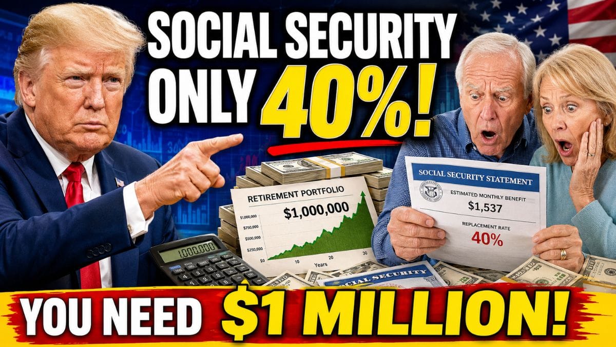Social Security Covers Less Than Half Your Income – Here’s the Retirement Number That Surprises Most Americans