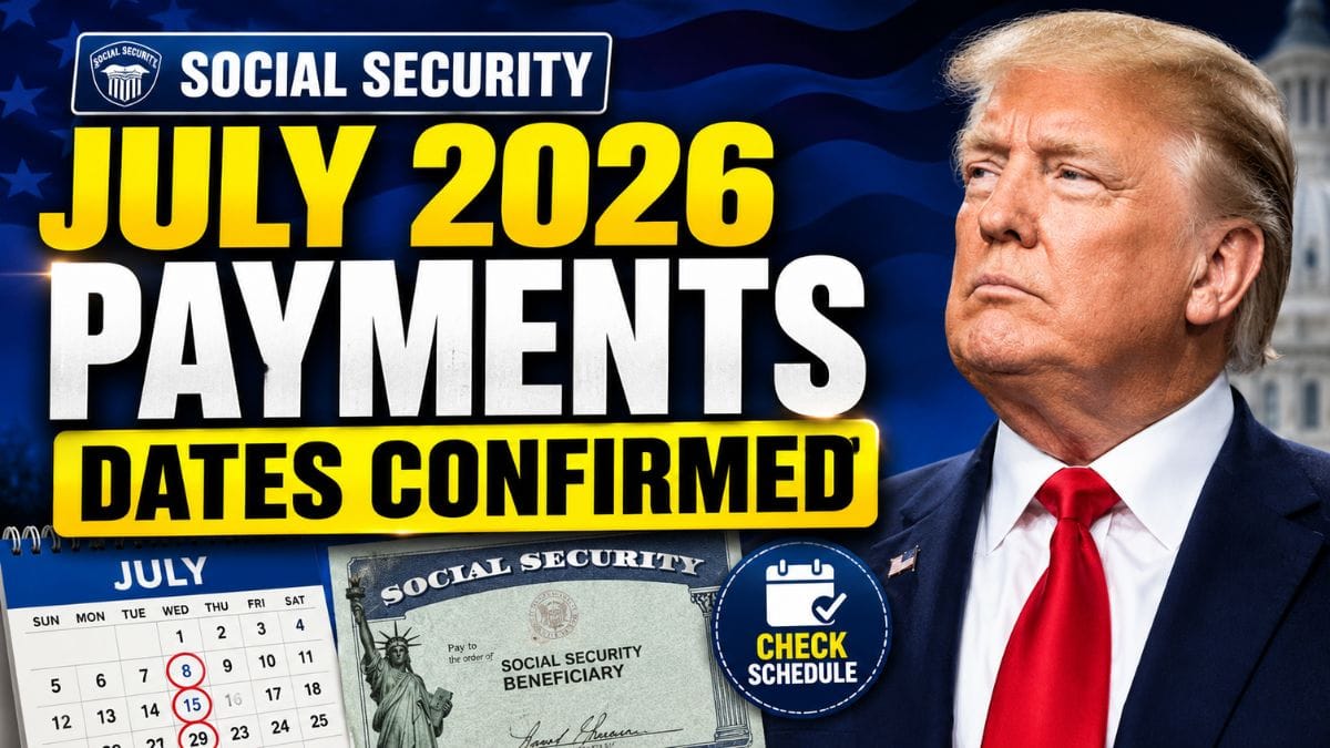 Social Security July 2026 Payment Dates Are Set – Here’s When Checks Start Arriving