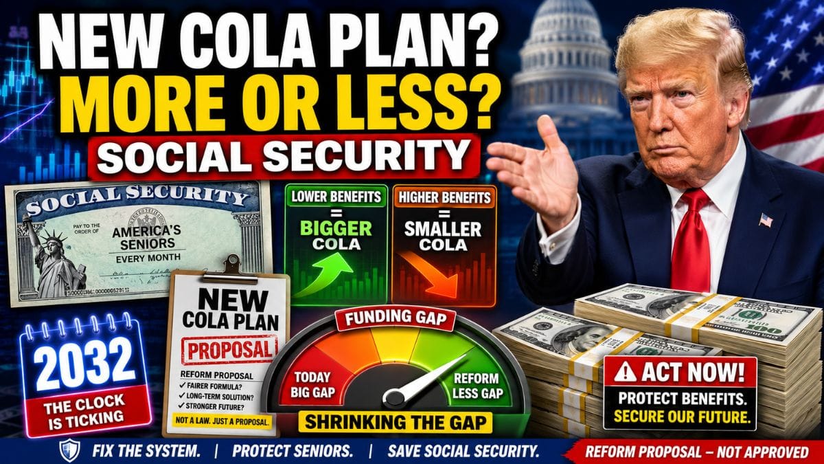 Social Security Reform Plan Could Change Future COLA Increases – And Reduce a Major Funding Gap