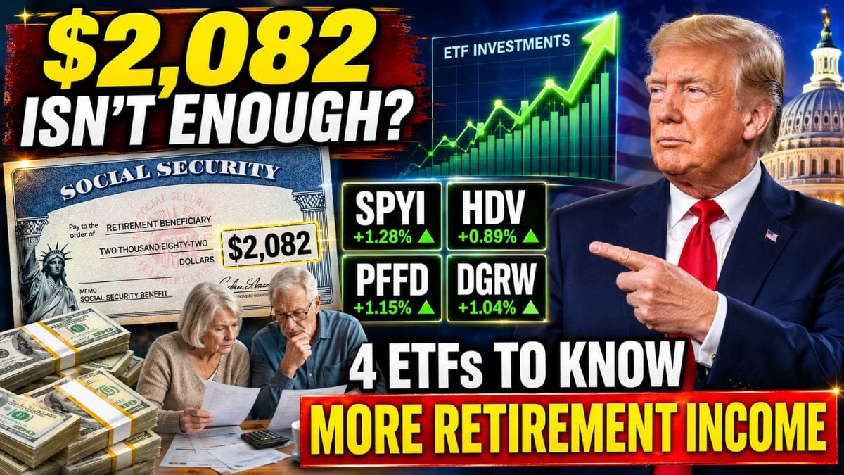 Social Security’s Average Check Is $2,082 – Can These 4 ETFs Help Fill the Income Gap?