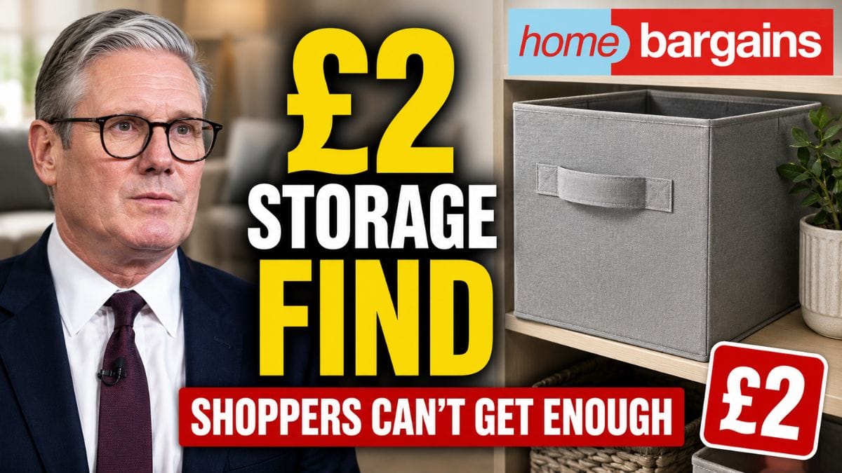 This £2 Home Bargains Storage Find Is Being Snapped Up by Shoppers Looking to Tidy Living Rooms