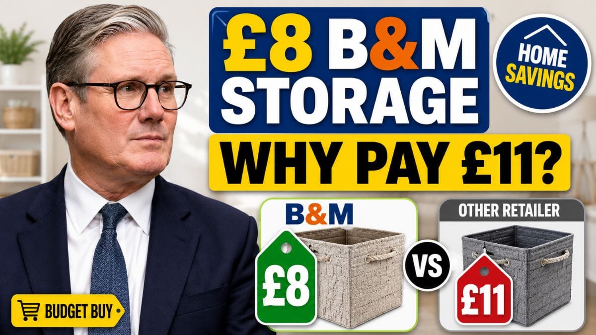 This £8 B&M Storage Basket Is Catching Attention – And It Undercuts a Similar £11 Buy