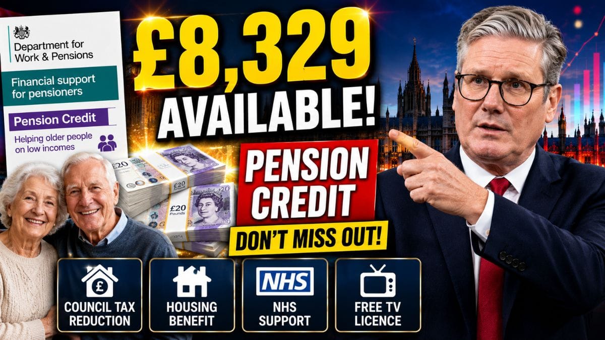 Thousands of Pensioners Could Be Missing Out on Up to £8,329 in Support – Here’s What’s Available