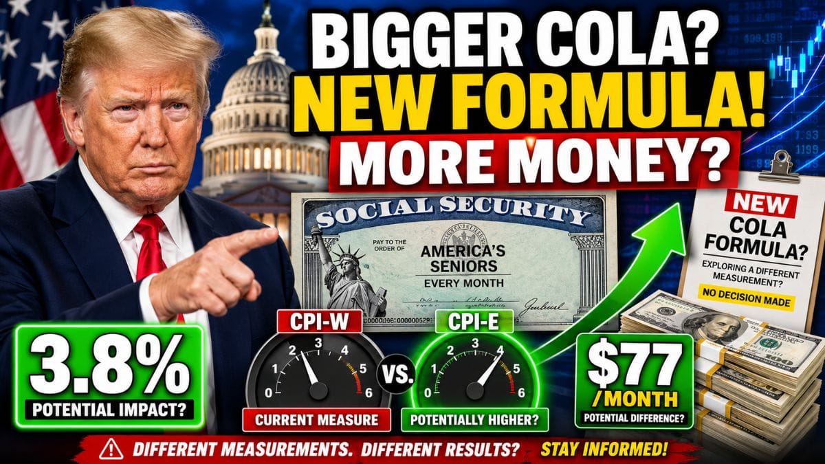 Why Some Retirees Could Receive Bigger Social Security Increases Under a Different COLA Formula