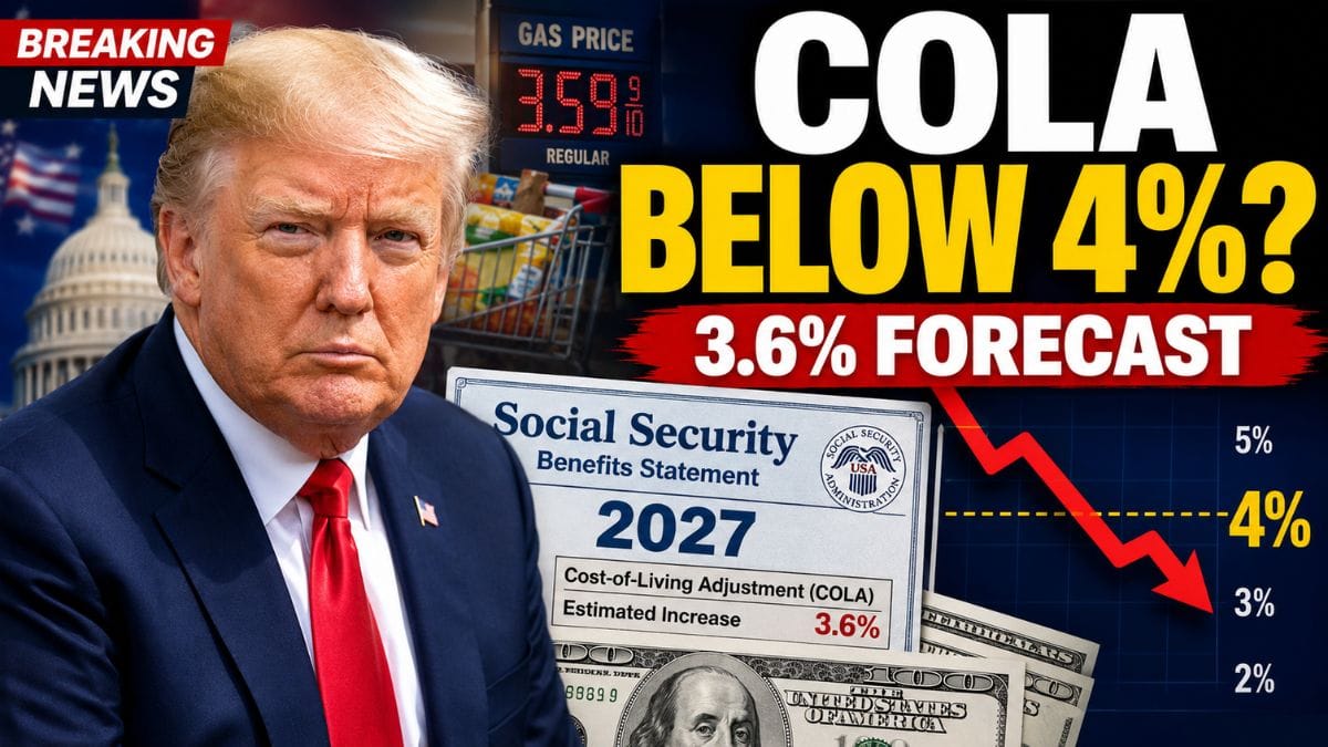2027 Social Security COLA Could Miss 4% – Here’s What the Latest Estimate Shows