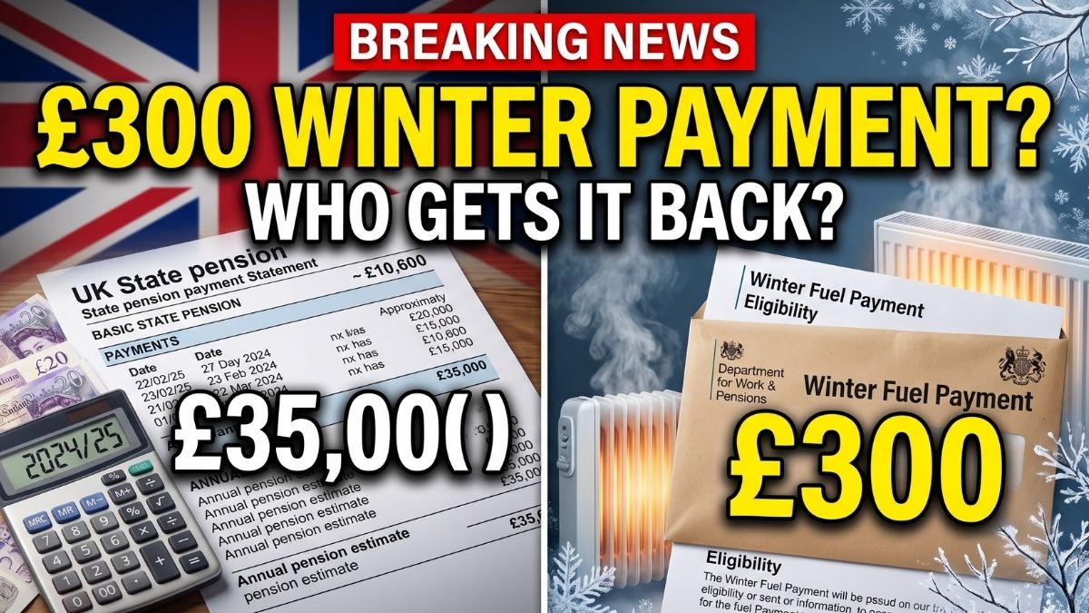 £300 Winter Fuel Payment 2026 – Who Qualifies and Who Will Have It Reclaimed?