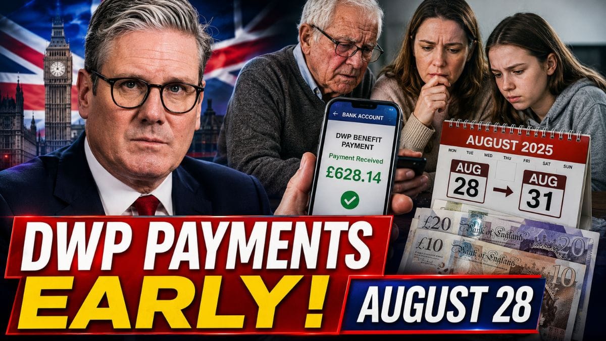 DWP August Payment Change – Full List of Benefits Being Paid Early This Month