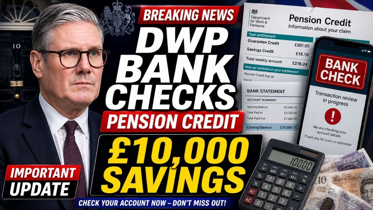 DWP Bank Statement Checks – Pension Credit Claimants Could See Payments Change