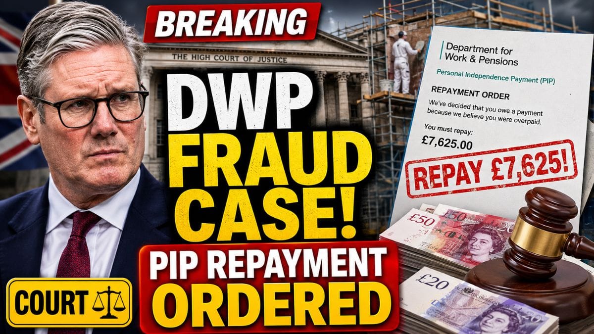 DWP Benefit Fraud Case Ends in Court After Runner and Plasterer Ordered to Repay Overpaid PIP