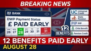 DWP Confirms 12 Benefits Being Paid Early Before the August Bank Holiday