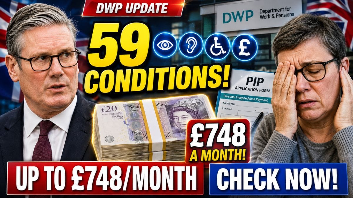 DWP Confirms 59 Eye and Ear Conditions That Could Qualify for Up to £748 a Month in PIP
