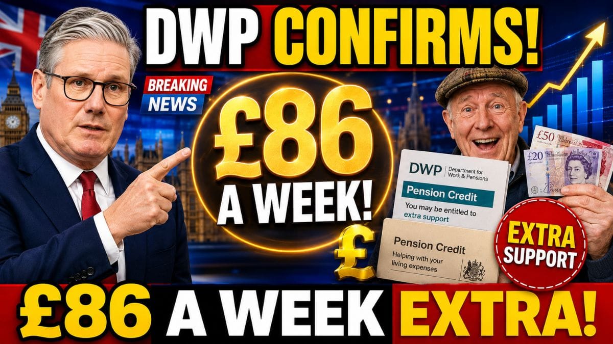 DWP Confirms Extra £86 a Week for Some Pensioners – Who Can Qualify?