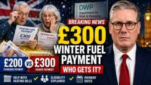DWP Confirms Who Will Get the Extra £100 Winter Fuel Payment in 2026