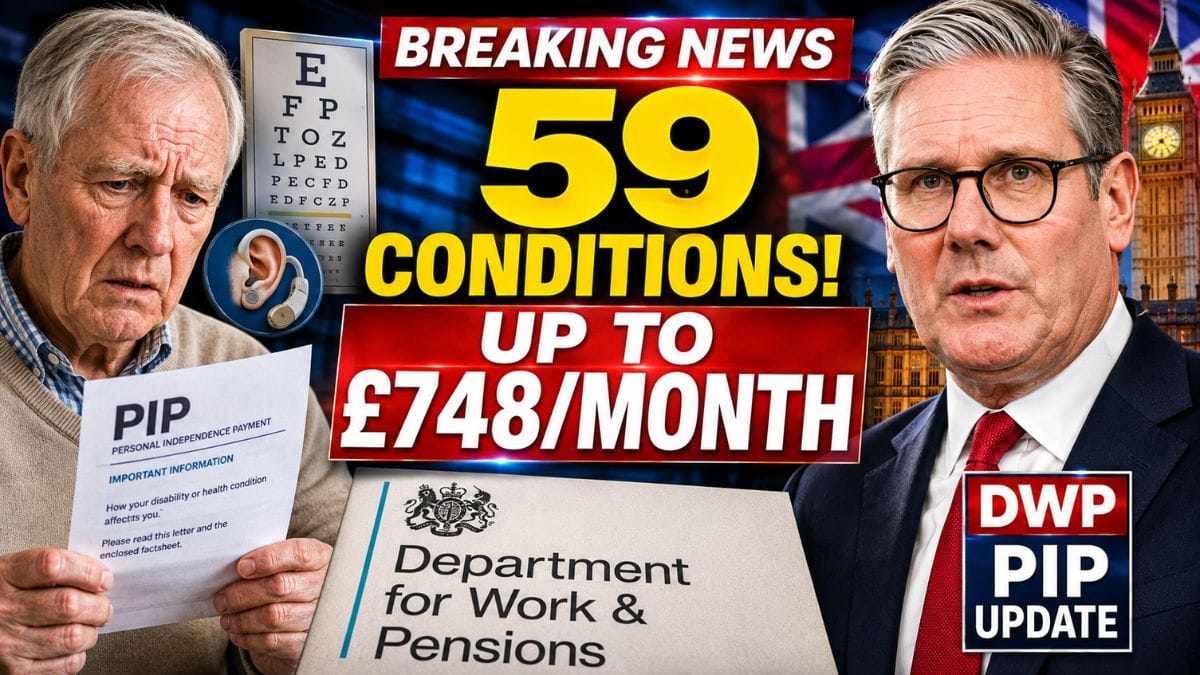 DWP Lists 59 Eye and Ear Conditions That May Qualify for Up to £748 a Month in PIP