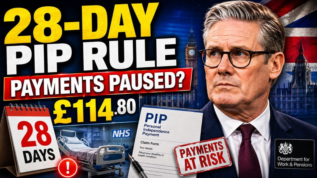 DWP PIP Rule – 28 Day Hospital Stay That Can Pause Weekly Payments