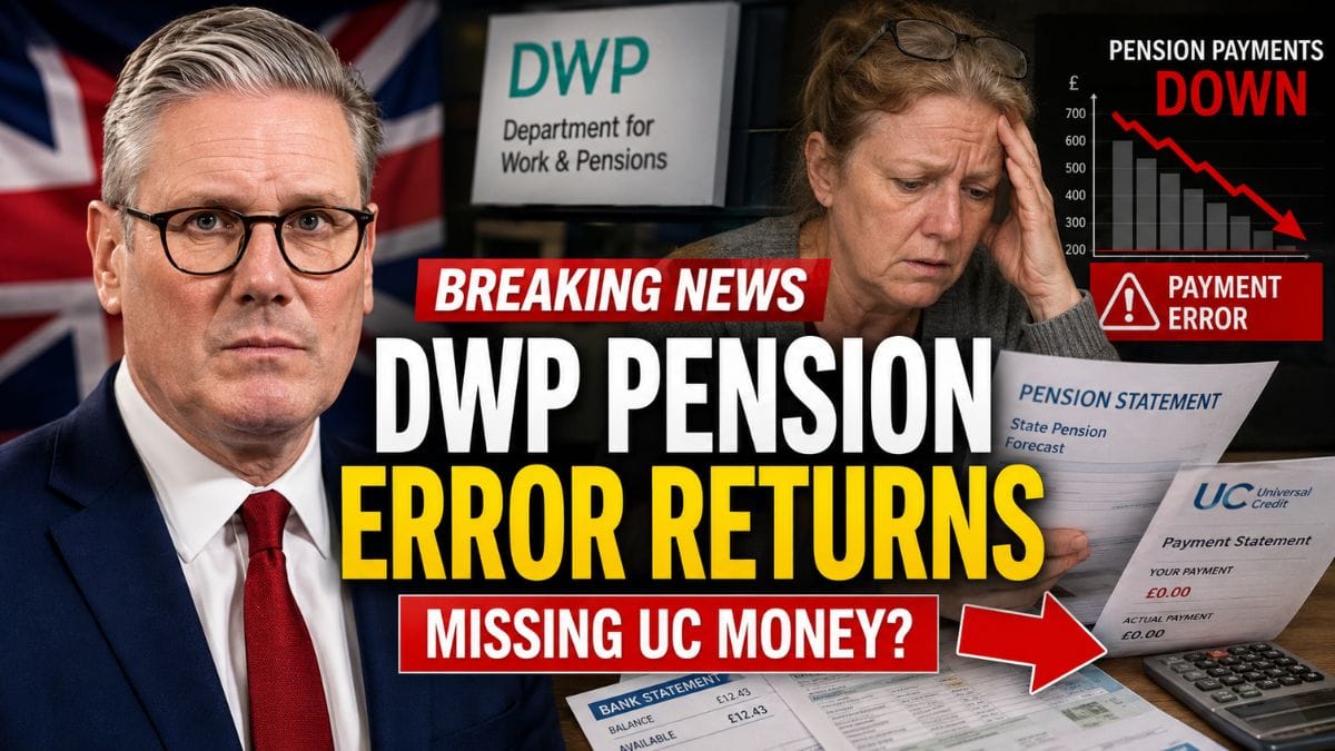 DWP Pension Error Returns – Why Some Universal Credit Savers Are Still Missing Money