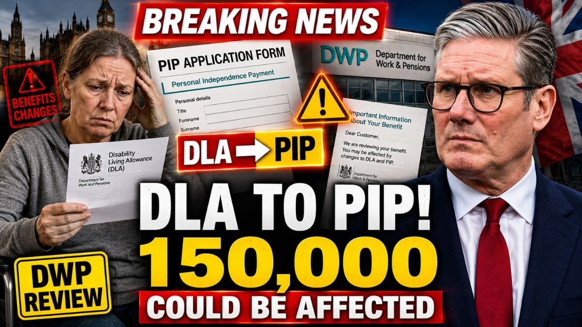 DWP Plans New Disability Benefit Review as 150,000 DLA Claimants Face Future Move to PIP