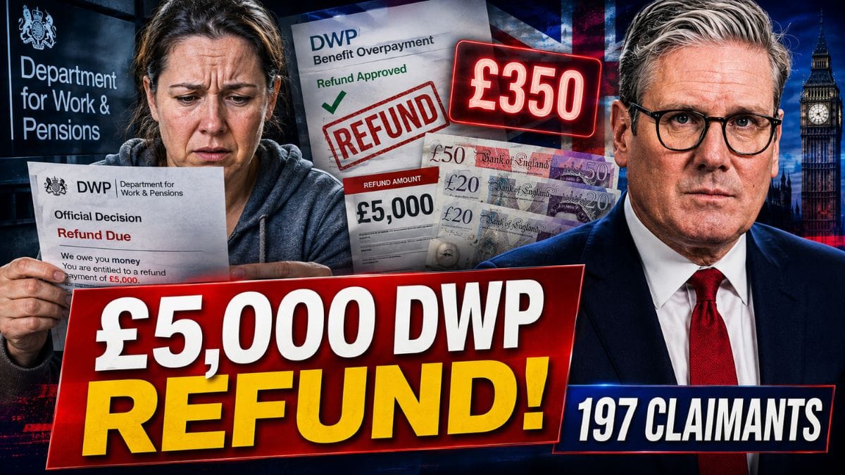 DWP Refund Update – Nearly 200 Benefit Claimants Could Get Up to £5,000 Back