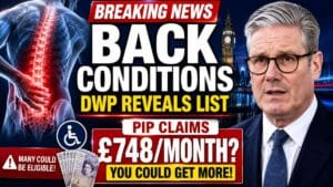 DWP Reveals Back Conditions Linked to PIP Claims Worth Up to £748 a Month