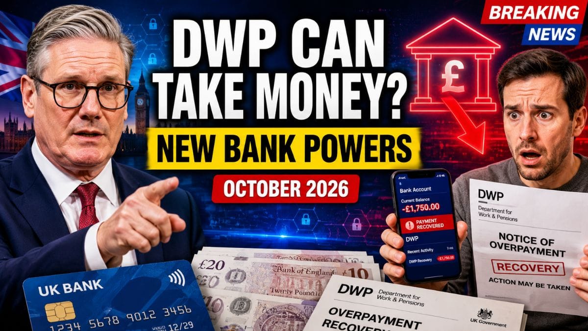 DWP to Gain New Power to Recover Benefit Debts Directly From Bank Accounts From October