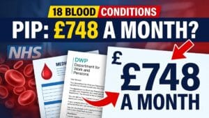 PIP Payments – 18 Blood Conditions Listed by DWP That Could Qualify for Support of Up to £748 a Month