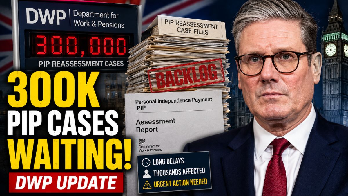 PIP Reassessment Update – DWP Says 300,000 Cases Are Waiting as New Decision System Expands