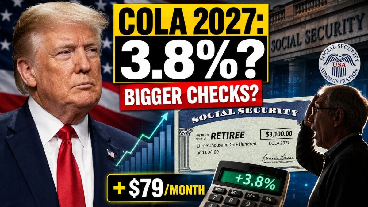 Social Security 2027 COLA Could Reach 3.8% – Here’s What Retirees May Get