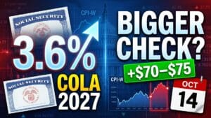 Social Security 2027 COLA Estimate Holds at 3.6% – What Retirees Could Get Next Year