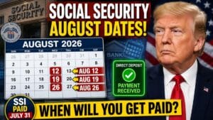 Social Security August 2026 Payment Dates – When Your Check Could Arrive