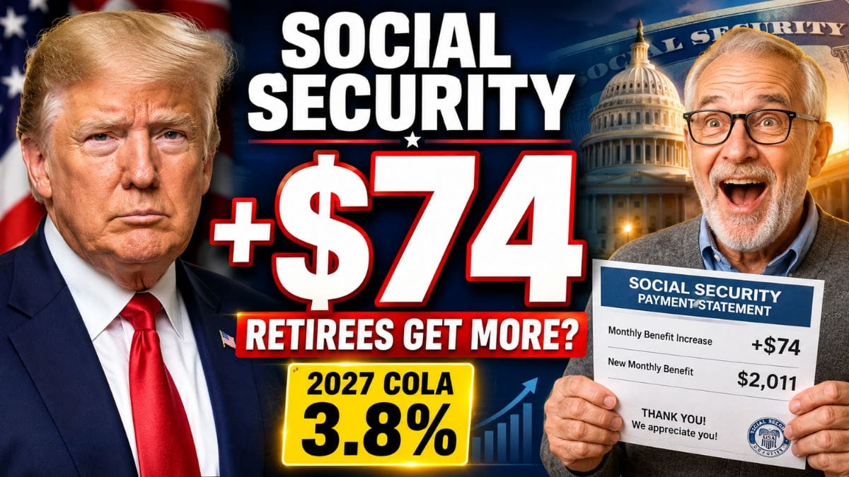 Social Security COLA 2027 – $74 Increase Retirees Could See in Their Monthly Checks
