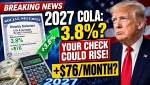 Social Security COLA Could Rise 3.8% in 2027 – See How Much Your Monthly Benefit May Increase