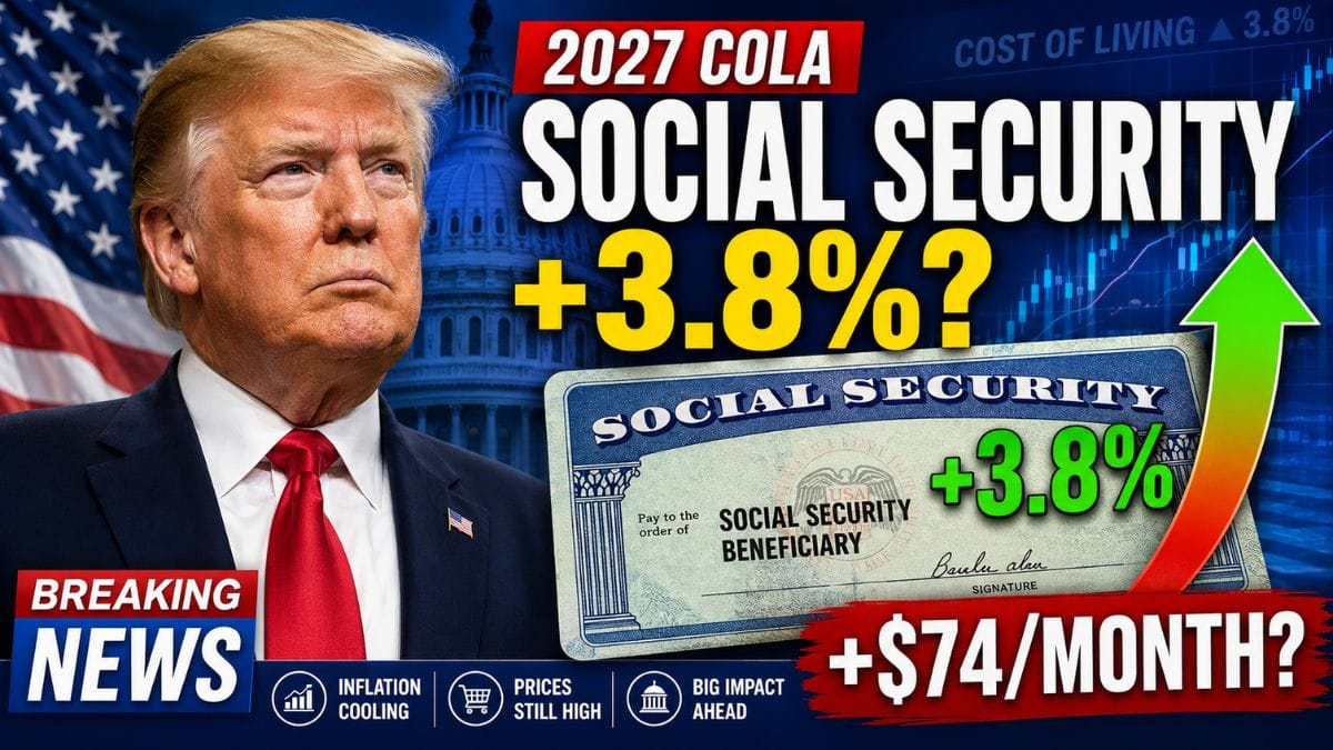 Social Security Could Rise 3.8% in 2027 – Here’s What the Increase May Mean for Your Monthly Check